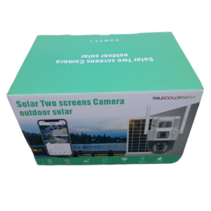 HS01-HG Dual Lens Solar Camera, App: V380 PRO