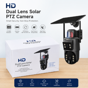 SD400-G Dual Lens Solar Camera, App: U Box